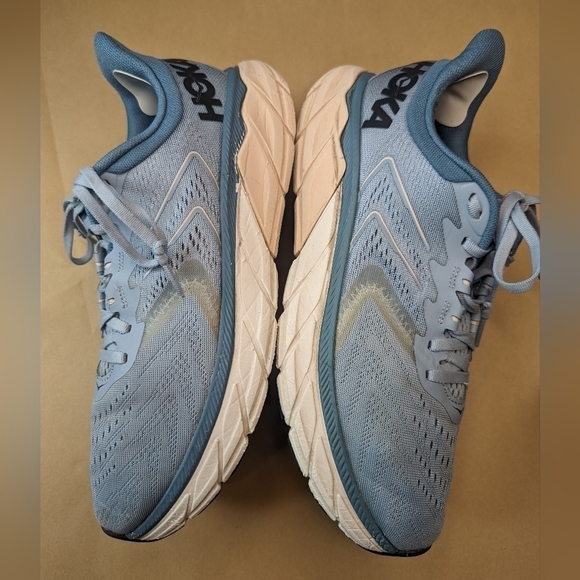 Hoka One One Men\'s Arahi 5 Blue Running Shoes Size US 10, EU 44.  Repaired spot main image 12